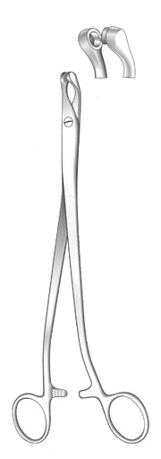 [IU-01951] Pinza para biopsia uterina de Thomas-Gaylor con tornillo - Longitud = 24 cm / 9-1/2"