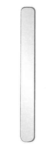 [IU-05335] Depresor lingual, vidrio acrílico, paquete de 100 piezas - longitud = 15 cm / 6"