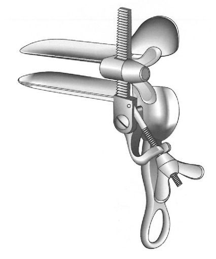 [IU-01587] Espéculo vaginal Trelat - valva = 115 x 43 mm
