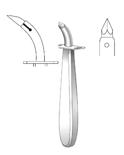 [IU-03763] Trocar for Uckermann tracheotomy, wide = 8 mm