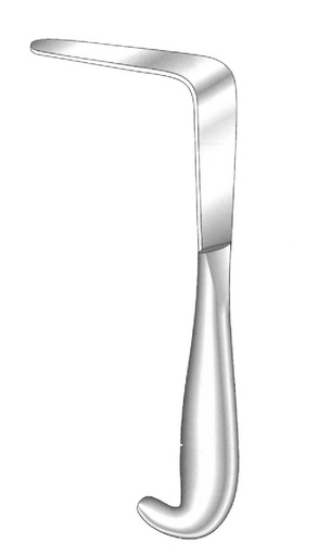 [IU-01639] Juego de retractores vaginales Mathieu - valvas = 100 x 14-26 mm