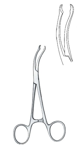 [IU-06954] Pinza de sujeción para huesos Verbrugge, ambas mandíbulas dentadas