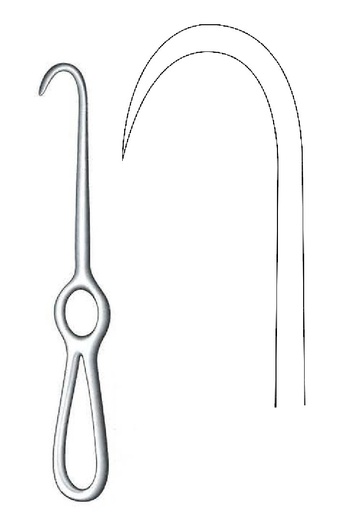[IU-07856] Volkmann Bone Hook - Length = 20 cm / 8 "