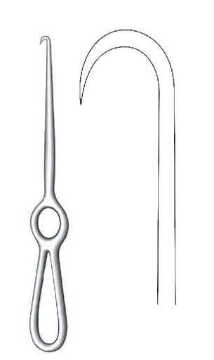 [IU-07857] Volkmann Bone Hook - Length = 23 cm / 9 "