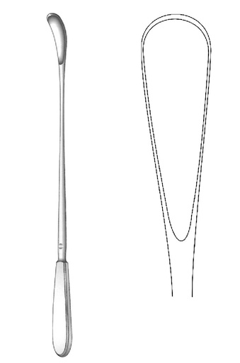 [IU-02182] WALLICH ovules curett, wide = 12 mm