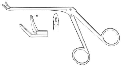 [IU-05136] Nasal Weil-Blakesley clamp, 45 ° angle, by cut, Figure 4