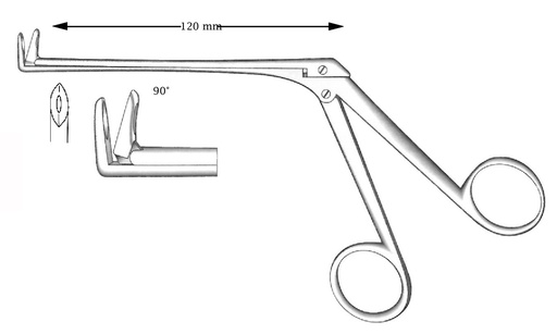 [IU-05186] Nasal Weil-Blakesley clamp, 90 ° angle, Figure 3