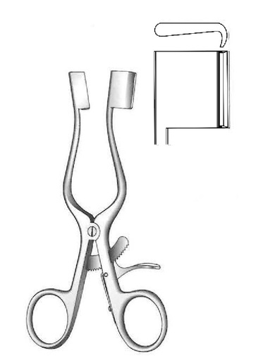 [IU-01374] Weitlaner retractor, solid walvas