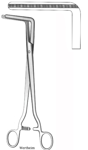 [IU-00882] Wertheim vaginal clamp, Figure 1