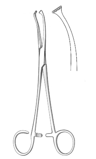 [IU-05508] Pinza de agarre de amígdalas White - longitud = 18 cm / 7"