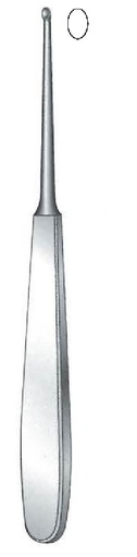 [IU-07532] Williger Bone Curette, oval tip, figure 1
