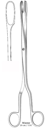 [IU-02116] Winter Pessary Scalp Flap Forceps, straight, figure 2