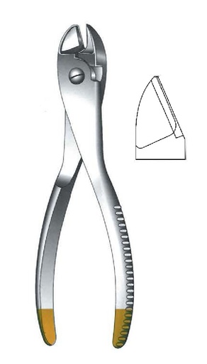 [IU-08244] Still to cut wire without lock, Gold TC - Length = 16 cm / 6-1 / 2 "