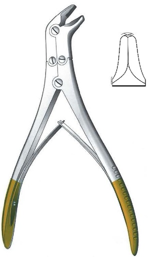 [IU-08233] Alicate cut wires, thin angled model, Gold TC
