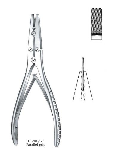 [IU-08158] Parallel Grip Flat Nose Pliers, Figure 2