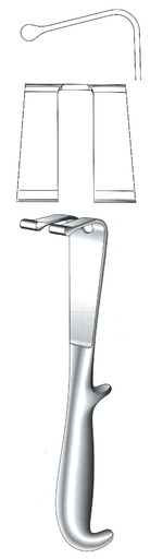 [IU-05921] Retractor para la próstata Young - longitud = 21 cm / 8 -1/2"