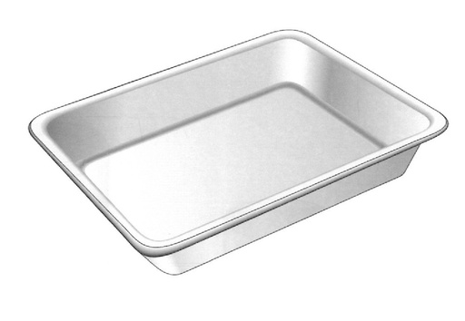 [IU-2040-10] Instrument box without a lid, 200 x 150 x 10 mm