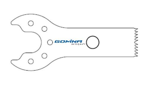 [IU-SB134.N/283.0999.060] Hoja de sierra con tope no estéril 12mm x 9mm x 0.60mm