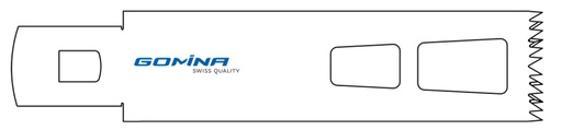 [IU-SB46/219.259.090S] 90mm X 25mm x 0.90mm saw blade