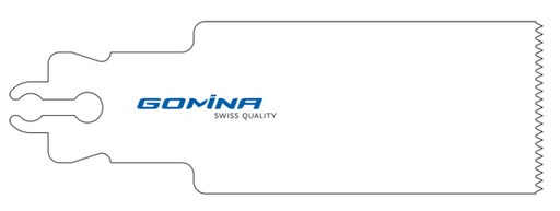 [IU-SB69.N/208.3060.080] Hoja de sierra quirúrgica no estéril 60mm x 30mm x 0.80mm