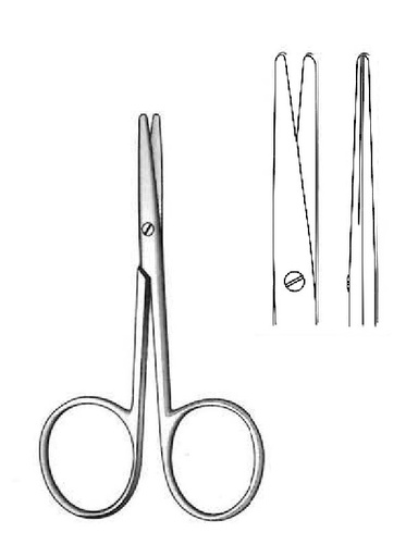 [IU-02676P] Lexer-Baby premium dissecting scissors, straight
