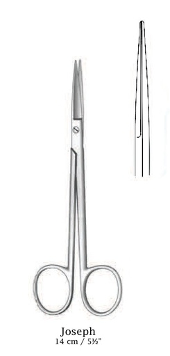 [IU-02724P] Joseph Premium scissors, sharp, straight