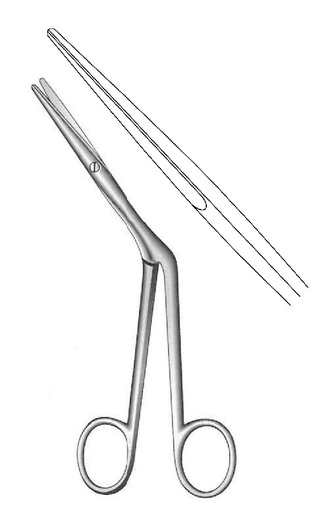 [IU-02708P] Tijera nasal Heymann premium - longitud = 18 cm / 7"