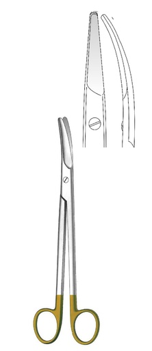 [IU-08483P] Premium Parametrio, Curve, Gold parametrio scissors