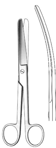 [IU-02618P] Dayen Premium scissors, curve - length = 18 cm / 7 "