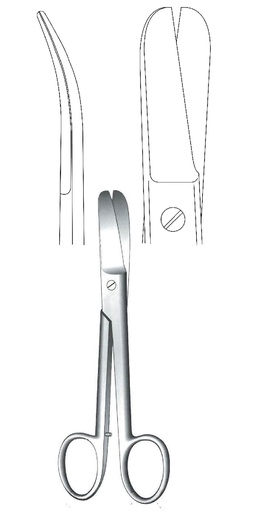 [IU-06885P] Lorenz Premium bandage scissors, curved
