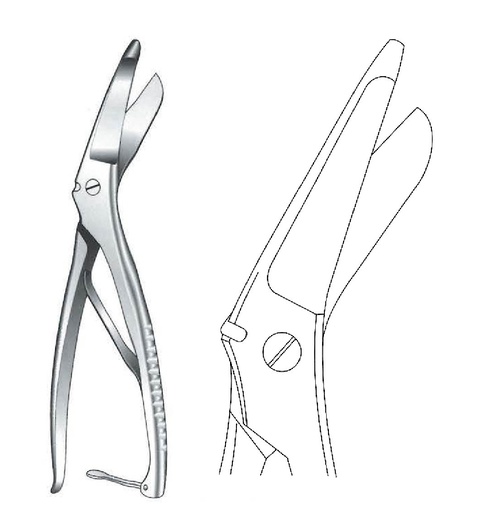 [IU-07001P] Universal Premium plaster scissors