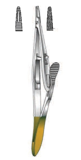 [IU-08793P] Porta agujas Kalt premium, modelo estándar, TC Gold