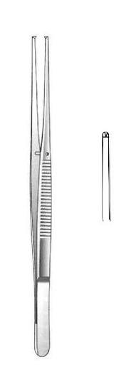 [IU-00472P] Premium semi -teeth fabric clamp, teeth = 1: 2 - length = 15 cm / 6 "