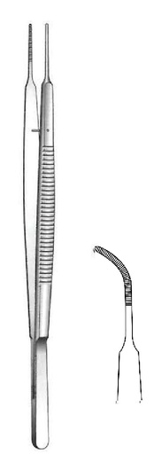 [IU-00488P] Pinza para disección Gerald premium, curva - longitud = 18 cm / 7"