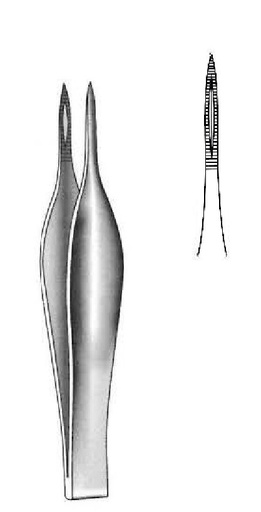 [IU-00520P] Pinza para astillas Feilchenfeld premium - longitud = 7.5 cm / 3"