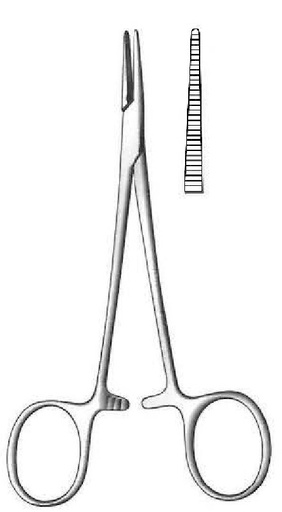 [IU-00594P] Pinza para arteria Halsted-Mosquito premium, recta - longitud = 10 cm / 4"