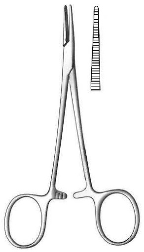 [IU-00618P] Pinza para arteria Halsted-Mosquito premium, recta - longitud = 21 cm / 8-1/4"