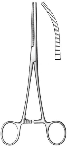 [IU-00693P] Pinza para arteria de Rochester-Pean premium, curva - longitud = 20 cm / 8"