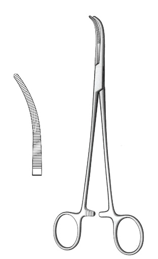 [IU-00781P] Overholt-Geissendorfer Premium dissection and ligation clamp, Figure 6-Length = 21 cm / 8-1 / 4 "