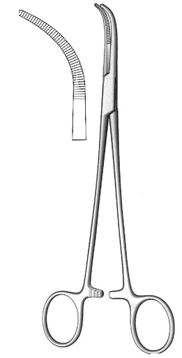 [IU-01005P] Overholt-Geissendorfer Premium dissection and ligation clamp, Figure 4-Length = 27 cm / 10-3 / 4 "
