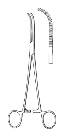 [IU-00820P] Premium mixer artery clamp - length = 22 cm / 8-3 / 4 "