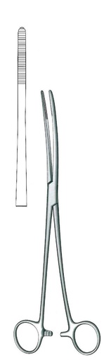 [IU-01108P] Premium Bozeman forceps, straight - length = 26 cm / 10-1/4"
