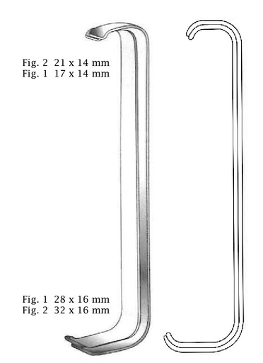 [IU-01123P] Collin premium spacer, set of 2 - length = 15 cm / 6"