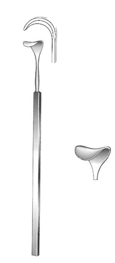 [IU-01215P] Separador Cushing premium, ancho = 16 mm - longitud = 20 cm / 8"