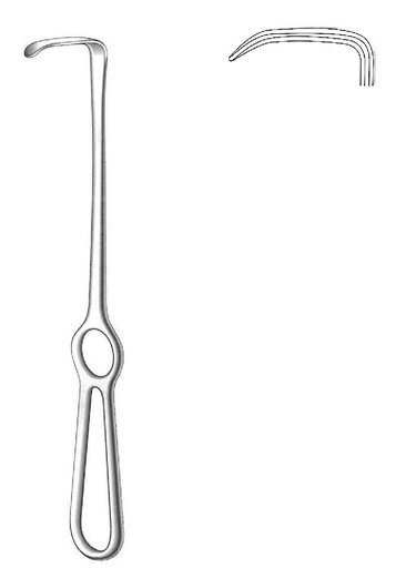 [IU-01272P] Separador Langenbeck premium, valva = 30 x 11 mm - longitud = 21 cm / 8-1/4"
