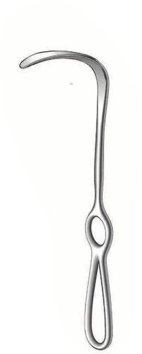 [IU-01286P] Separador Langenbeck premium, valva = 60 x 20 mm - longitud = 21 cm / 8-1/4"