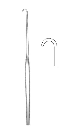 [IU-03771P] Gancho para tráquea Iterson premium, deafilado