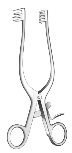 [IU-01508P] Separador autoestático Adson premium, afilado - longitud = 19 cm / 7-1/2"