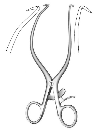 [IU-01410P] Separador Gelpi premium, punta larga - longitud = 11.5 cm / 4-1/2"