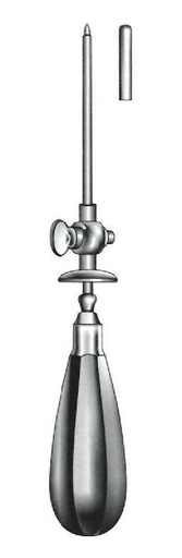 [IU-00141P] Trocar estándar premium con llave de paso, diámetro = 4 mm